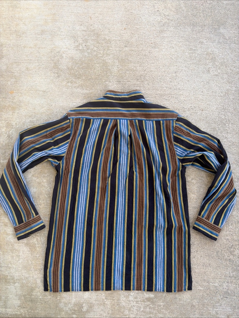 The J. Peterman Men’s Striped Cotton Shirt Casual Size XL - Picture 4 of 6